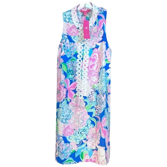 NEW! Lilly Pulitzer Women’s Peony Jane Shift Mini Dress Multicolor Size 4 NWT - Picture 1 of 10